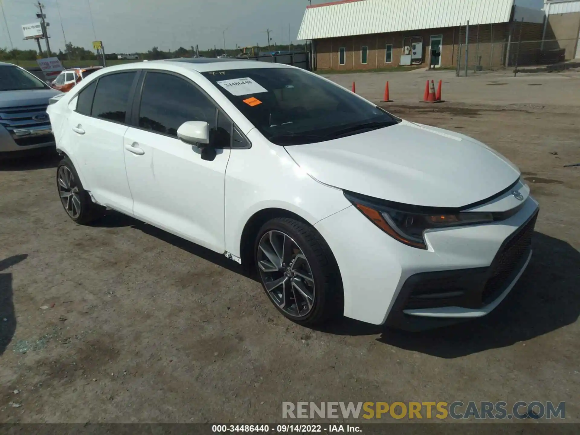 1 Photograph of a damaged car JTDP4RCE1LJ052363 TOYOTA COROLLA 2020