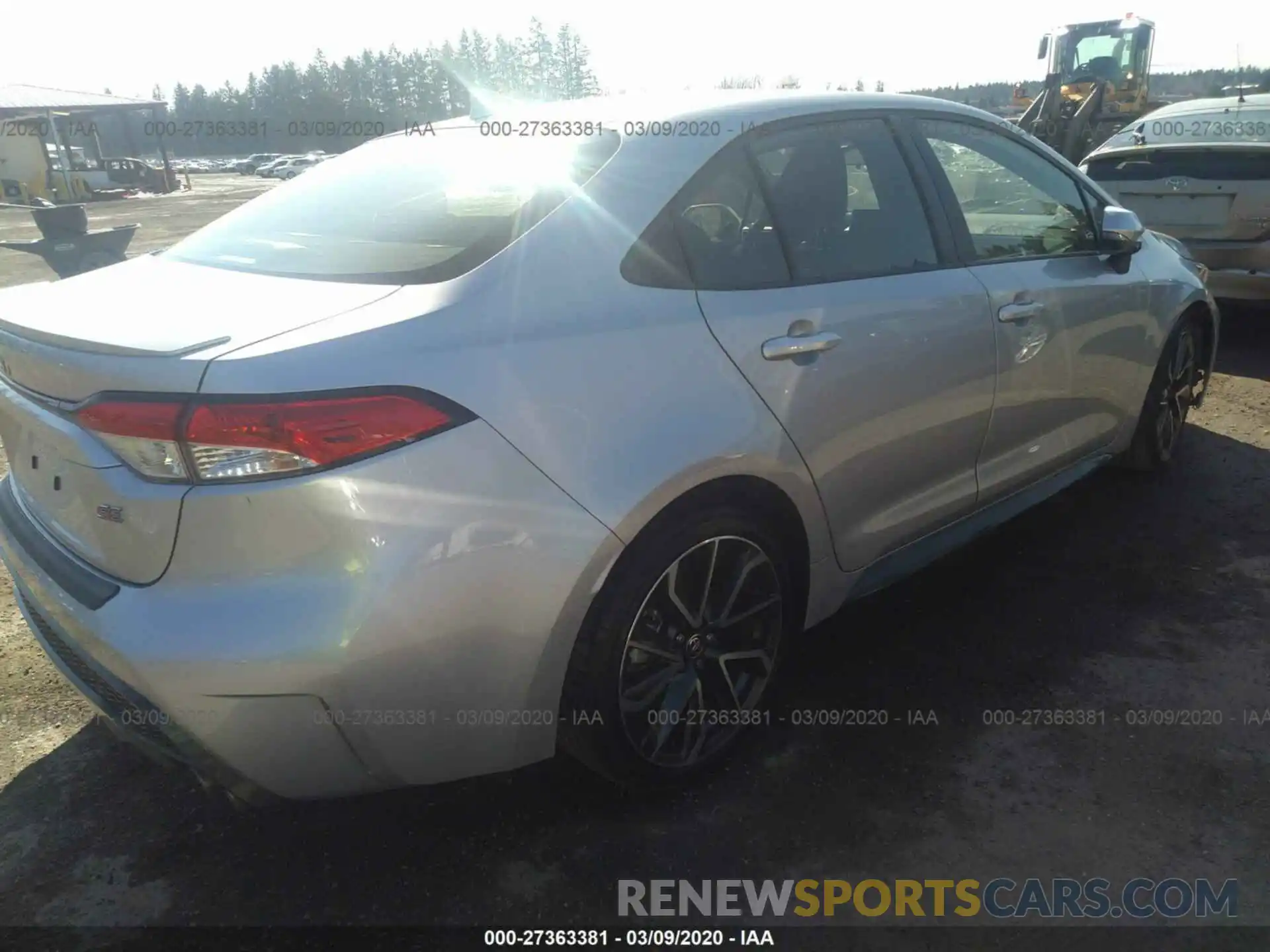 4 Photograph of a damaged car JTDP4RCE2LJ000997 TOYOTA COROLLA 2020