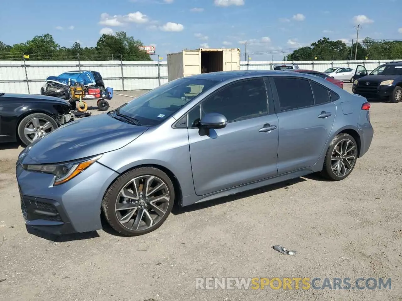 1 Photograph of a damaged car JTDP4RCE2LJ032591 TOYOTA COROLLA 2020