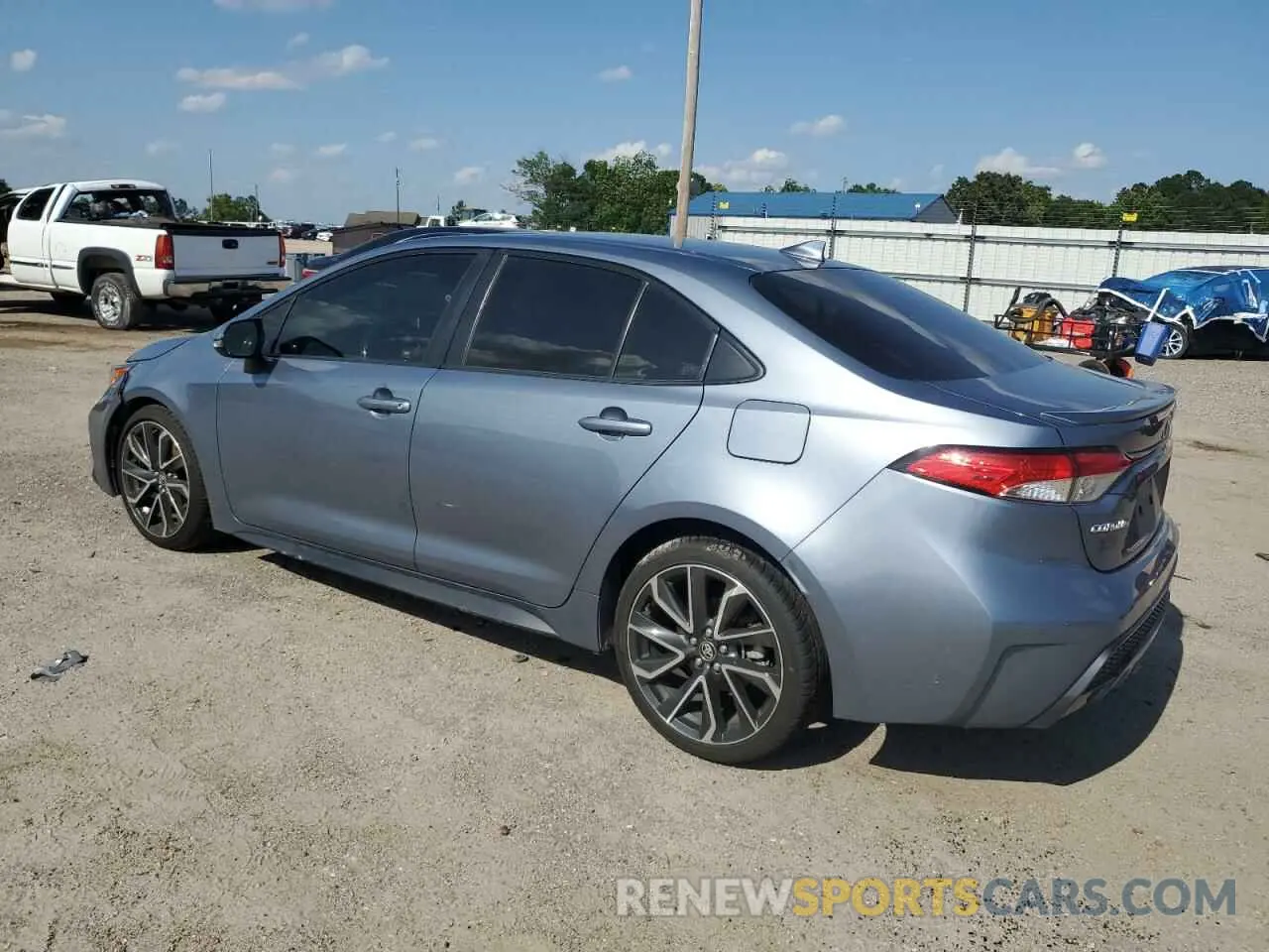 2 Photograph of a damaged car JTDP4RCE2LJ032591 TOYOTA COROLLA 2020