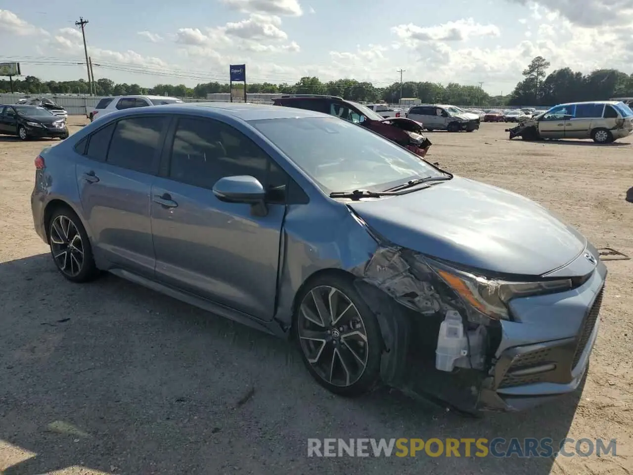 4 Photograph of a damaged car JTDP4RCE2LJ032591 TOYOTA COROLLA 2020