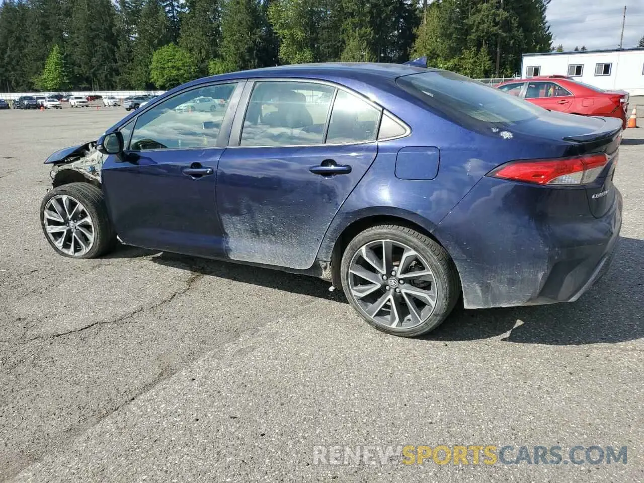 2 Photograph of a damaged car JTDP4RCE3LJ004394 TOYOTA COROLLA 2020