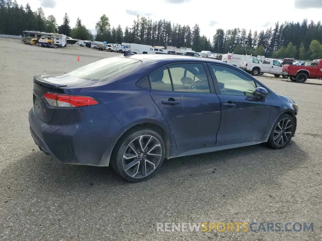 3 Photograph of a damaged car JTDP4RCE3LJ004394 TOYOTA COROLLA 2020