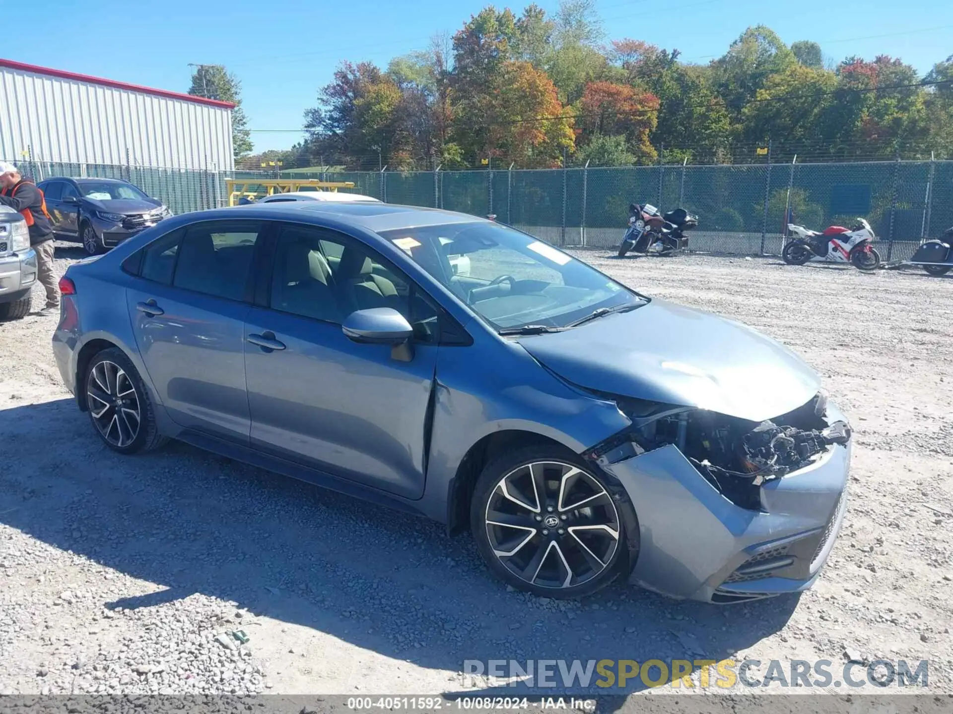 1 Photograph of a damaged car JTDP4RCE3LJ004802 TOYOTA COROLLA 2020
