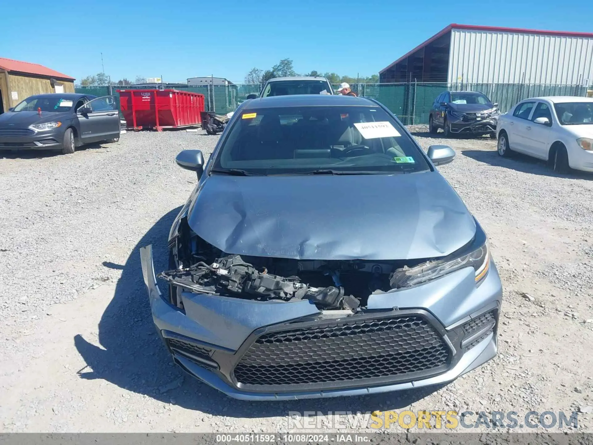 13 Photograph of a damaged car JTDP4RCE3LJ004802 TOYOTA COROLLA 2020