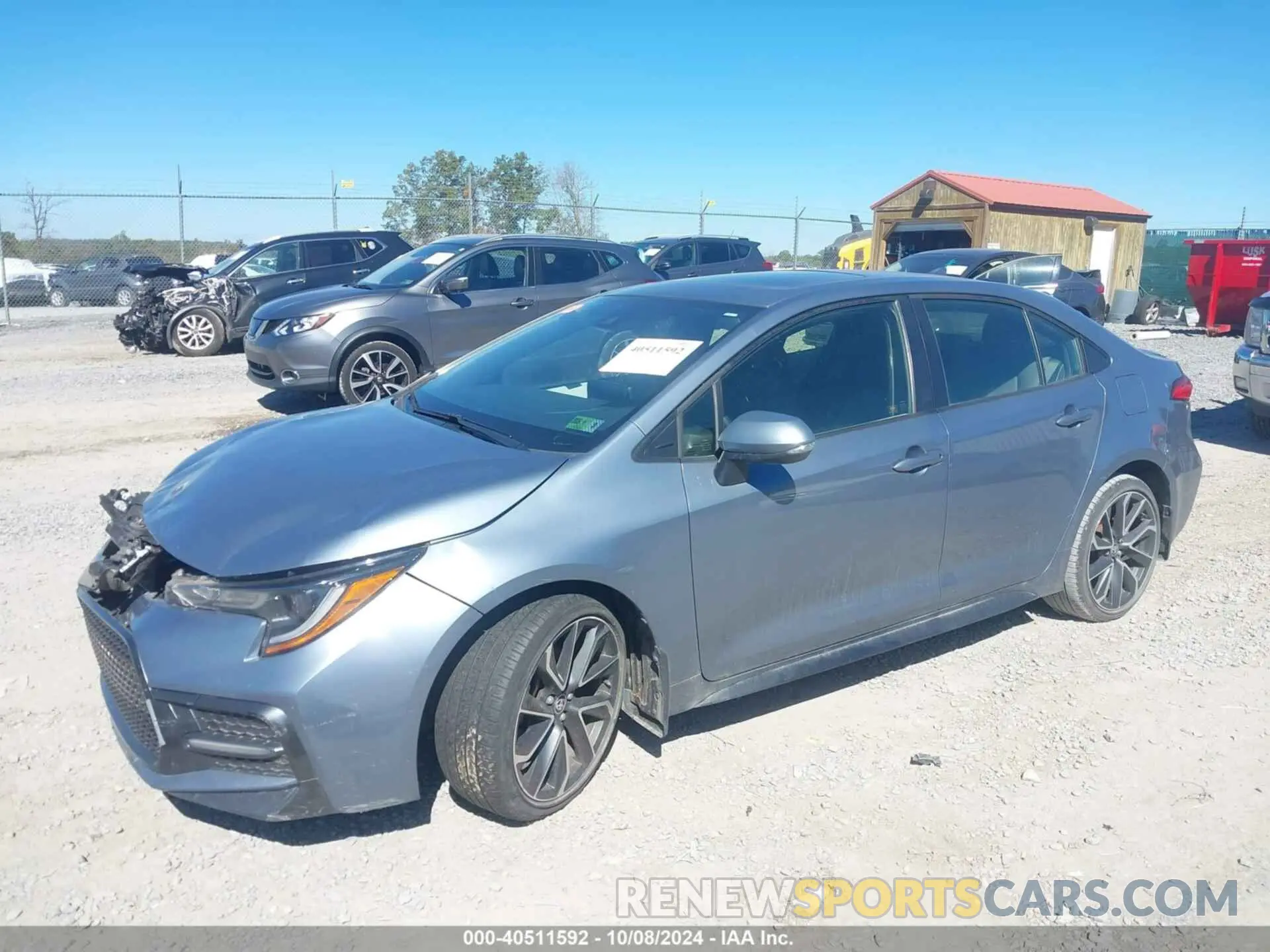 2 Photograph of a damaged car JTDP4RCE3LJ004802 TOYOTA COROLLA 2020