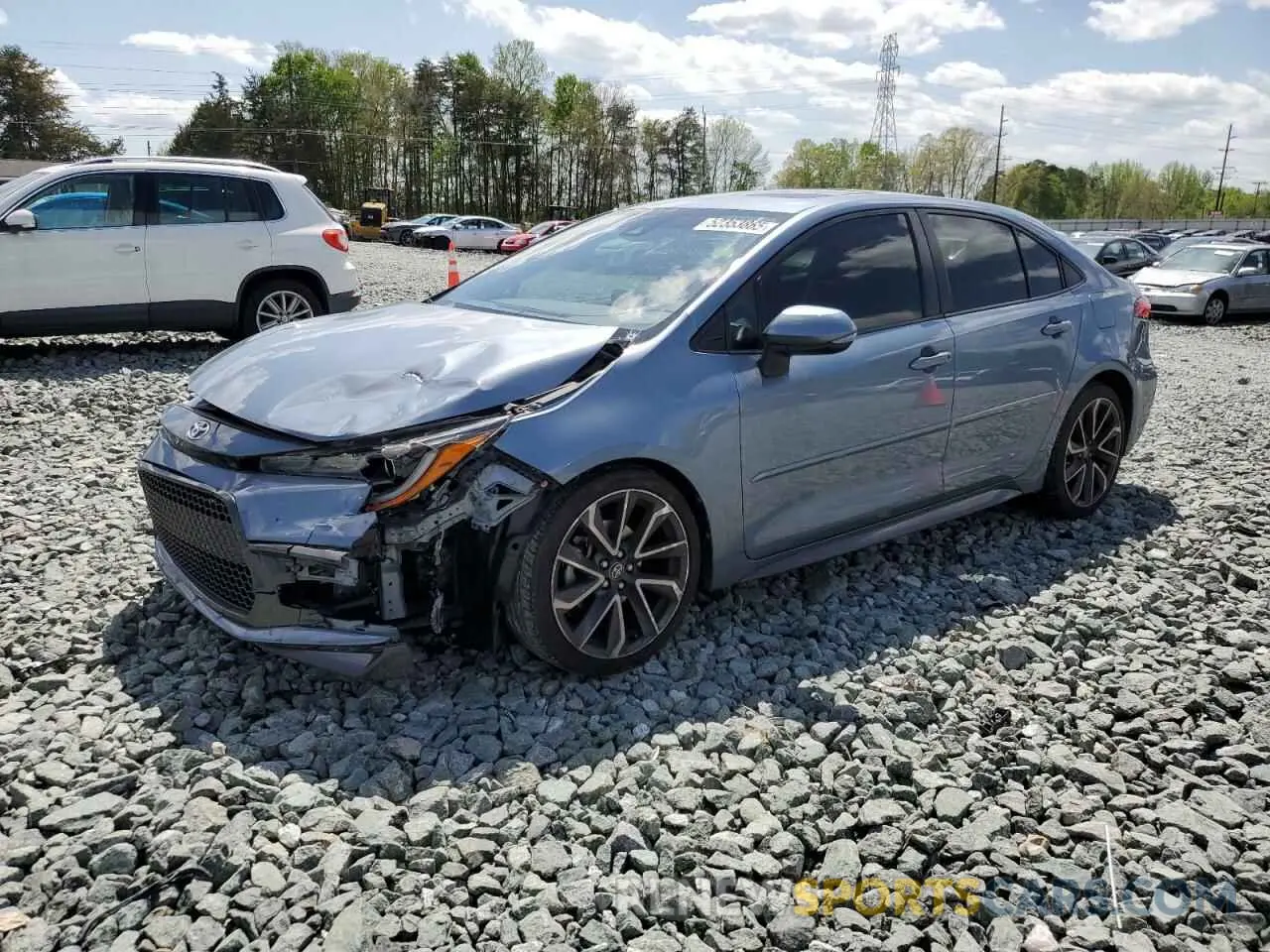 1 Photograph of a damaged car JTDP4RCE3LJ014553 TOYOTA COROLLA 2020