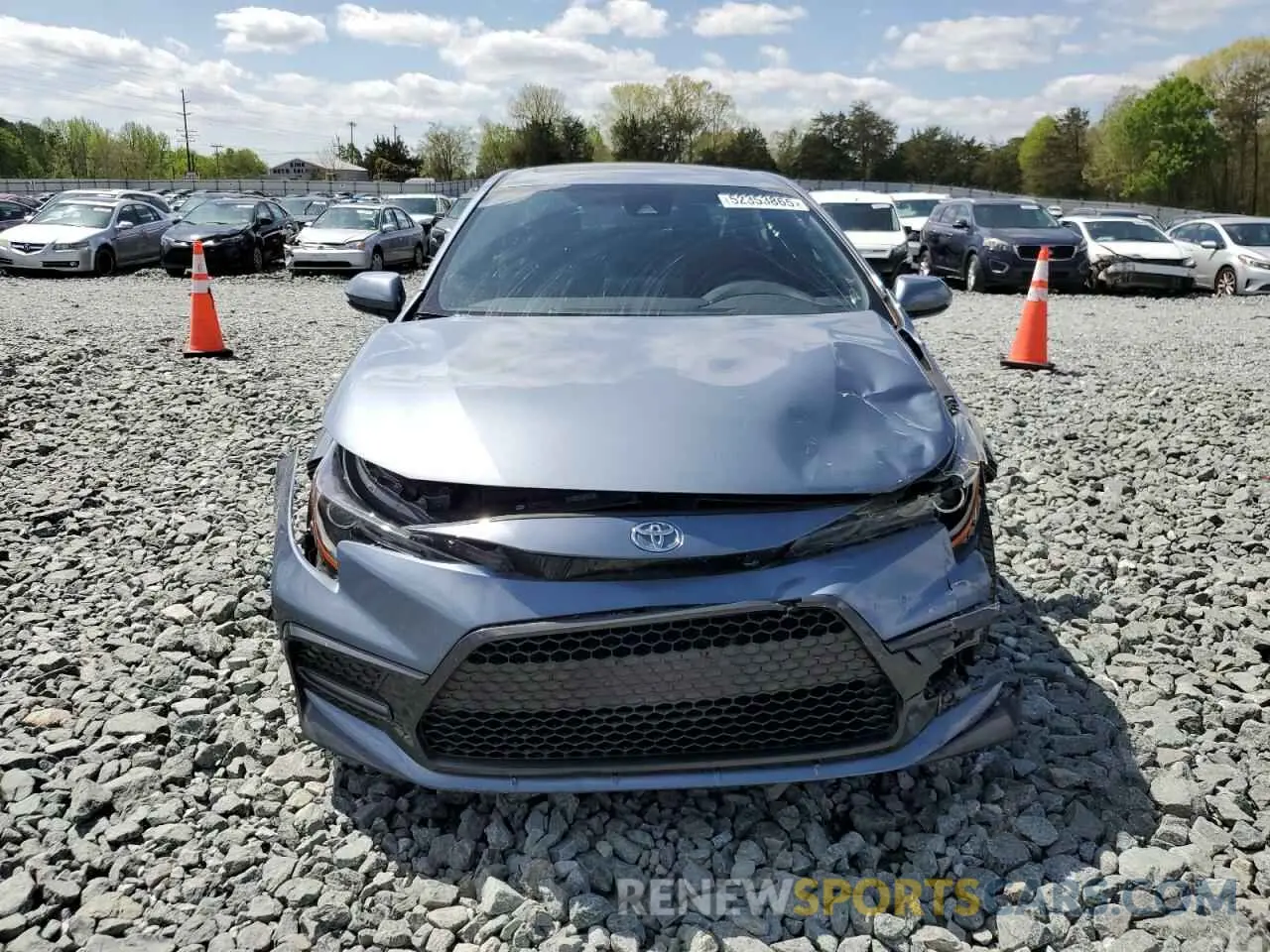 5 Photograph of a damaged car JTDP4RCE3LJ014553 TOYOTA COROLLA 2020