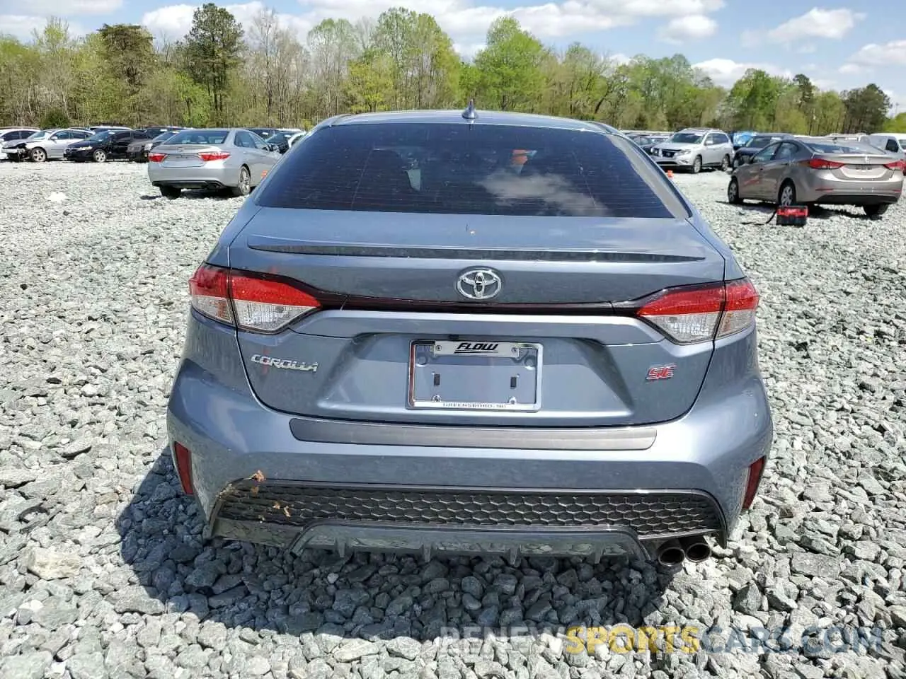 6 Photograph of a damaged car JTDP4RCE3LJ014553 TOYOTA COROLLA 2020