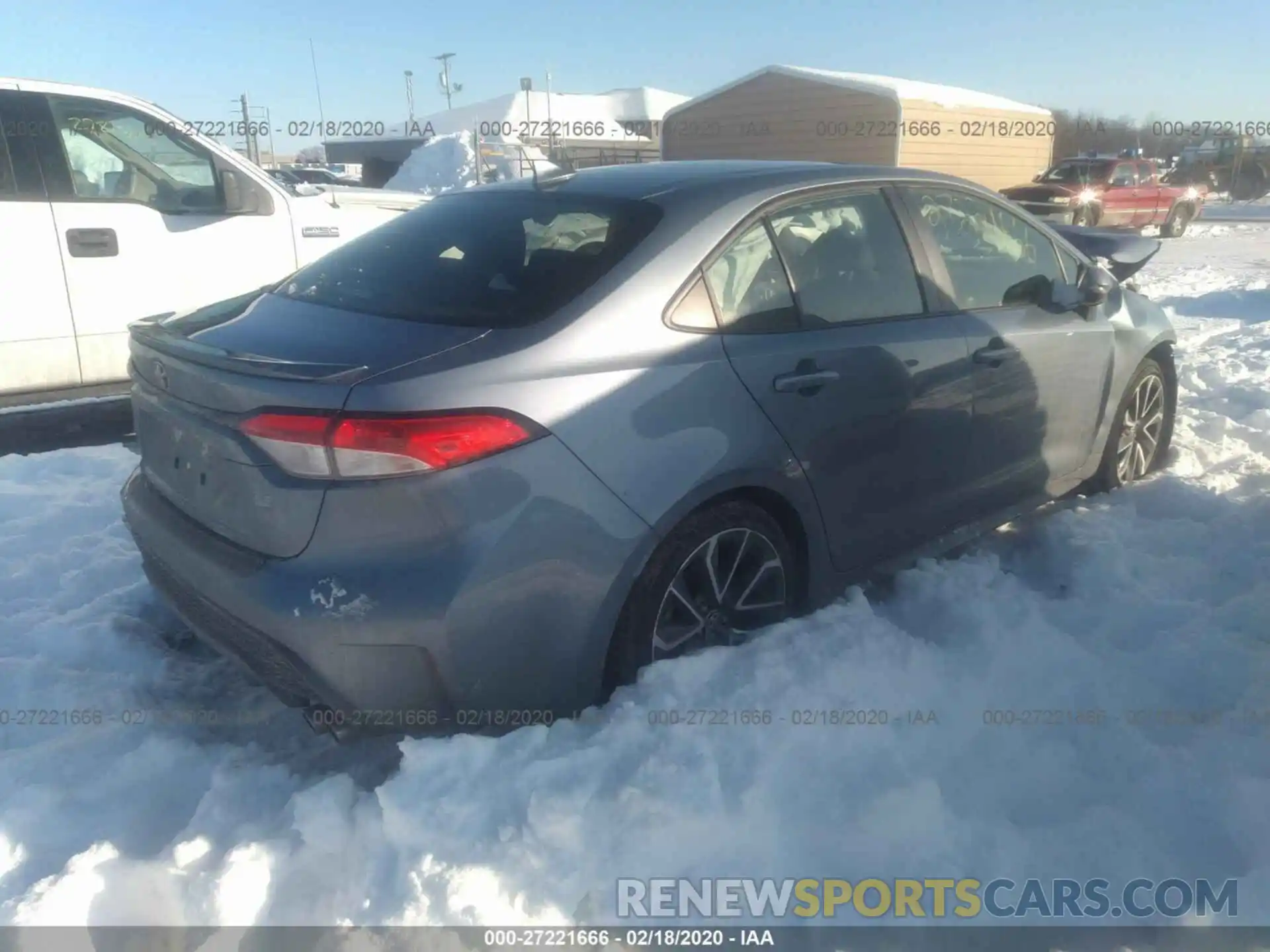 4 Photograph of a damaged car JTDP4RCE3LJ018909 TOYOTA COROLLA 2020