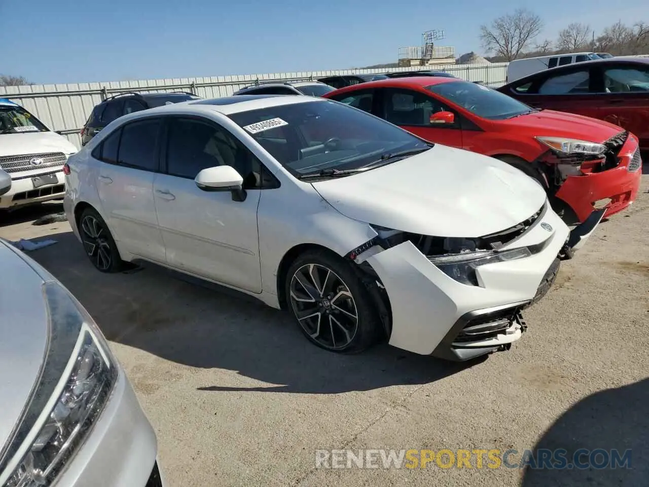 4 Photograph of a damaged car JTDP4RCE3LJ035421 TOYOTA COROLLA 2020