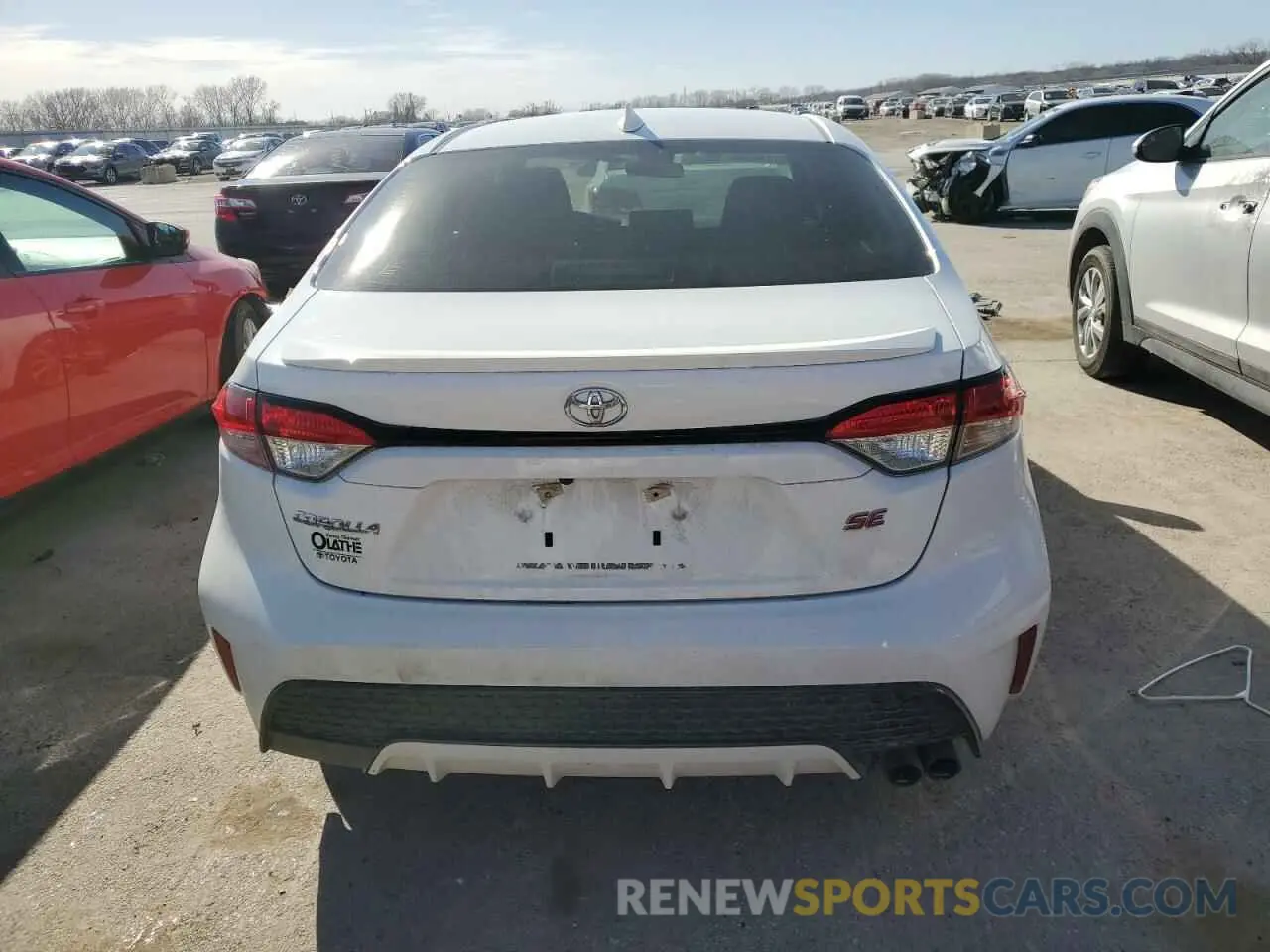 6 Photograph of a damaged car JTDP4RCE3LJ035421 TOYOTA COROLLA 2020