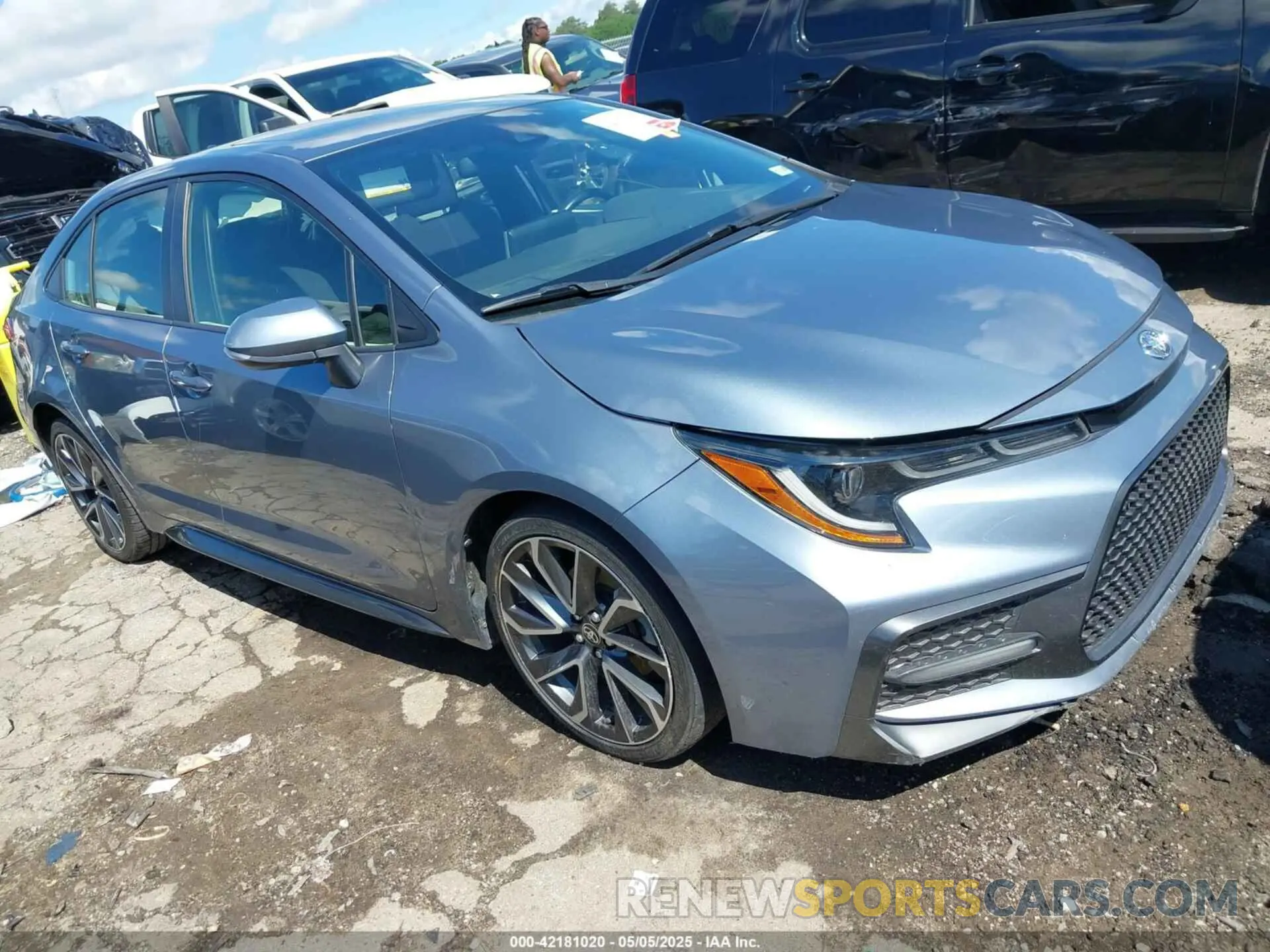1 Photograph of a damaged car JTDP4RCE3LJ040831 TOYOTA COROLLA 2020