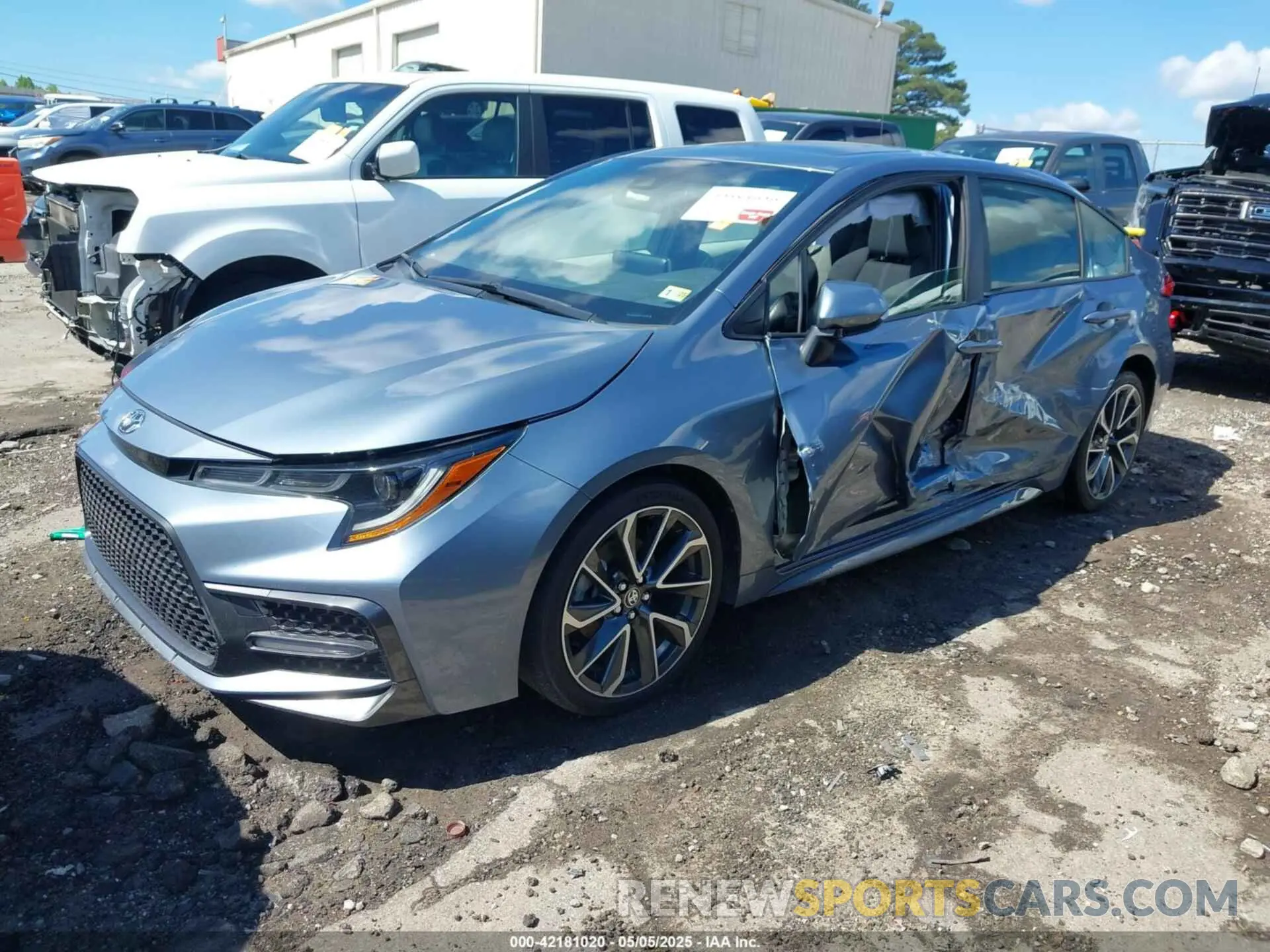 2 Photograph of a damaged car JTDP4RCE3LJ040831 TOYOTA COROLLA 2020
