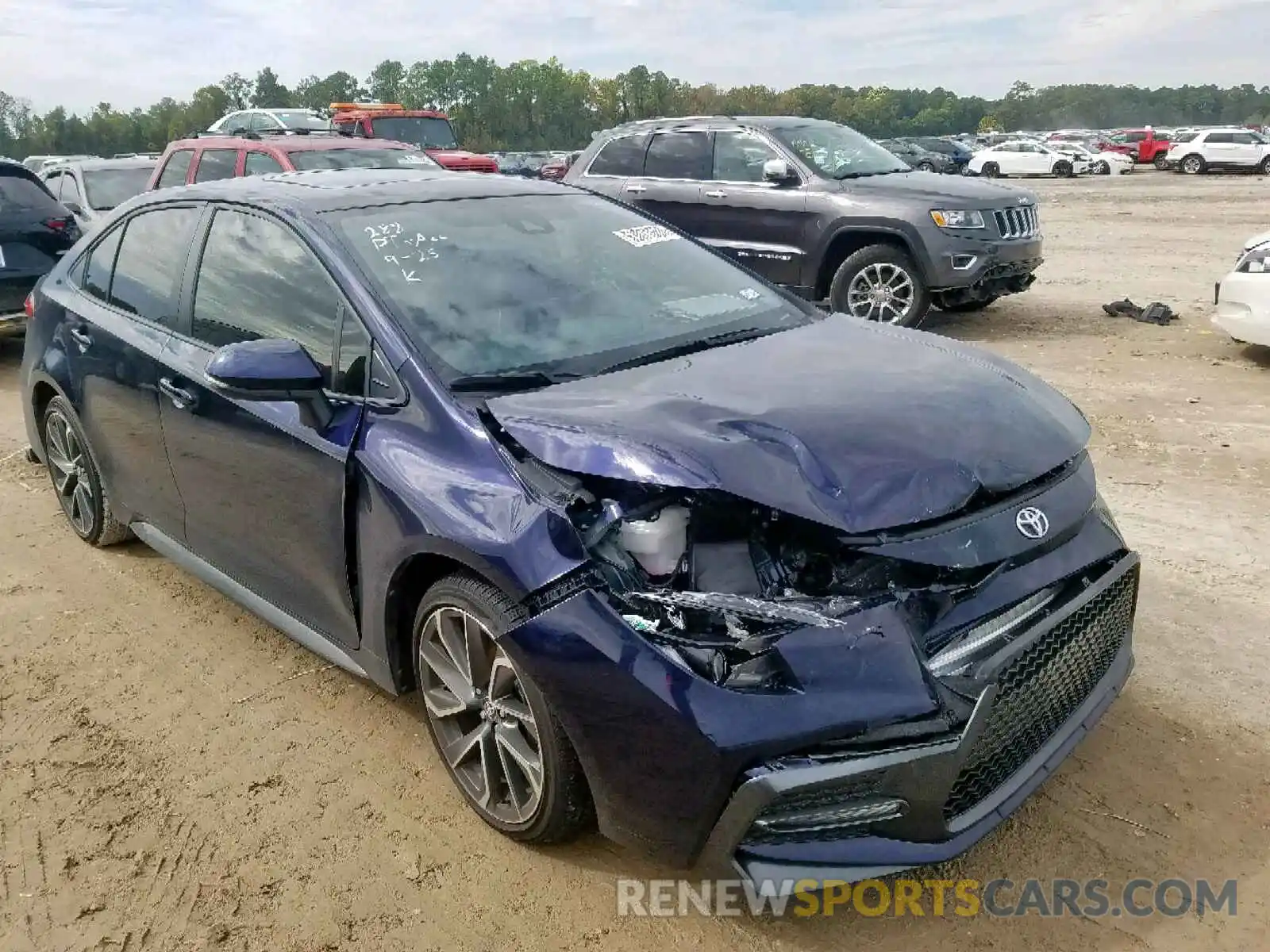 1 Photograph of a damaged car JTDP4RCE4LJ007899 TOYOTA COROLLA 2020