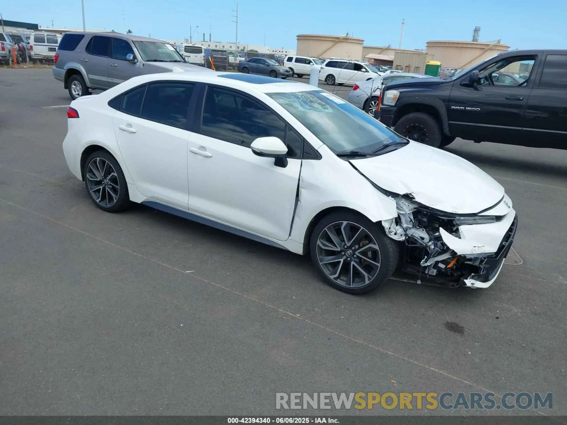 1 Photograph of a damaged car JTDP4RCE4LJ031040 TOYOTA COROLLA 2020