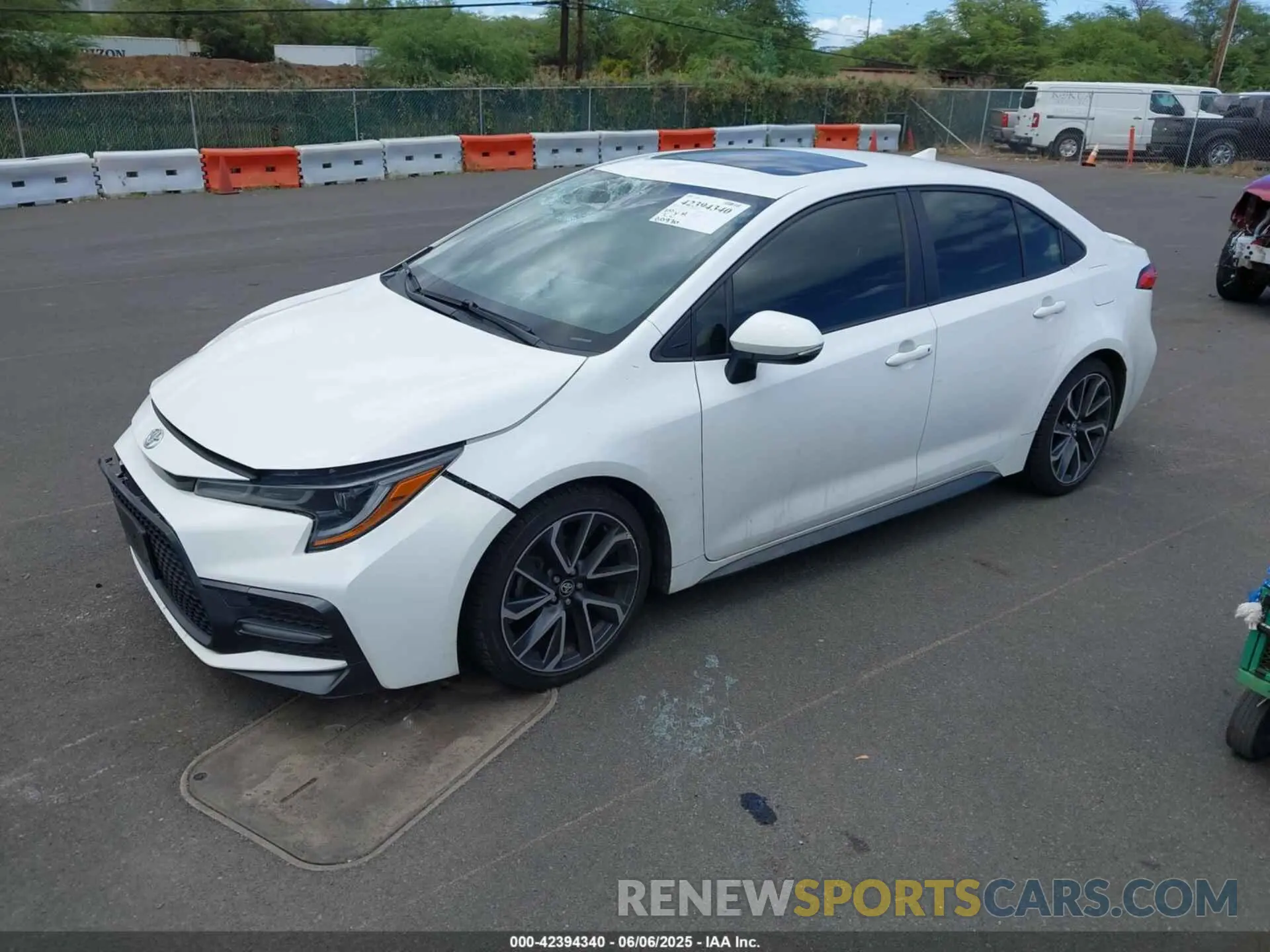 2 Photograph of a damaged car JTDP4RCE4LJ031040 TOYOTA COROLLA 2020