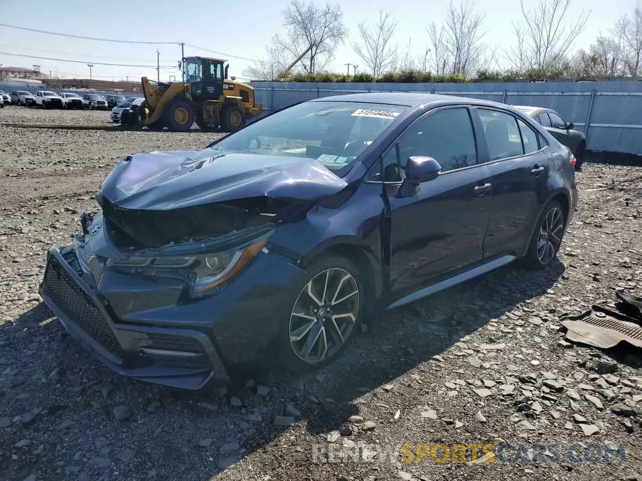 1 Photograph of a damaged car JTDP4RCE4LJ034357 TOYOTA COROLLA 2020