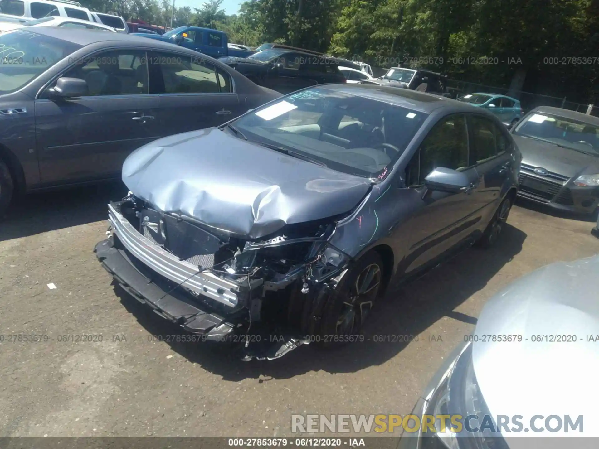 2 Photograph of a damaged car JTDP4RCE4LJ041664 TOYOTA COROLLA 2020