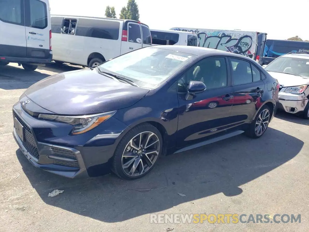 1 Photograph of a damaged car JTDP4RCE4LJ048162 TOYOTA COROLLA 2020