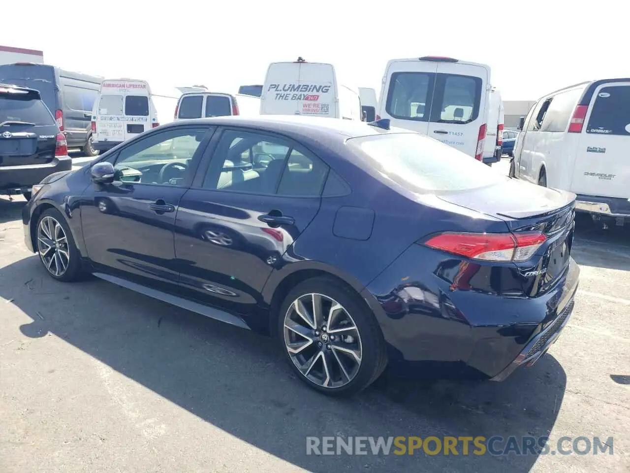 2 Photograph of a damaged car JTDP4RCE4LJ048162 TOYOTA COROLLA 2020