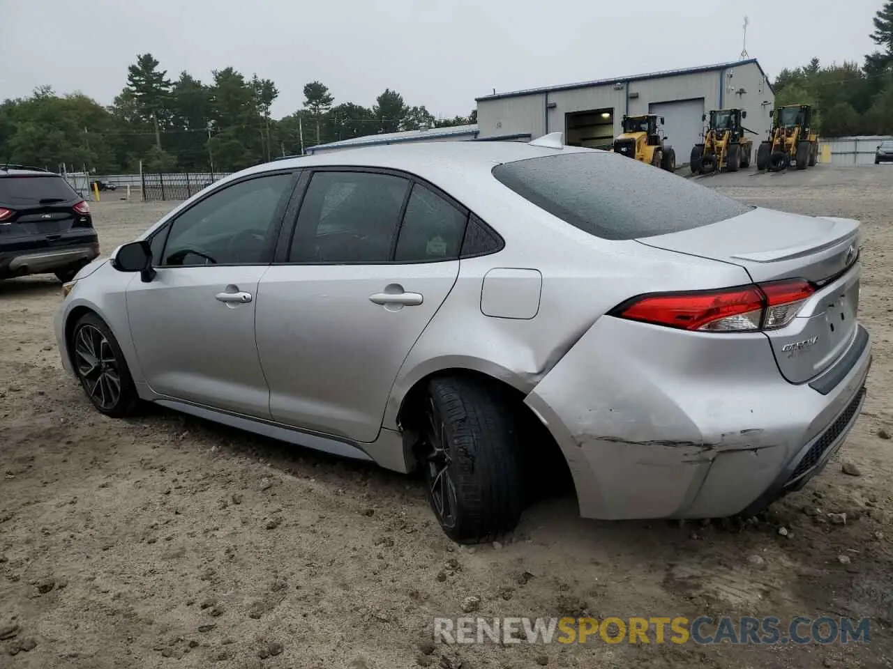2 Photograph of a damaged car JTDP4RCE4LJ051997 TOYOTA COROLLA 2020