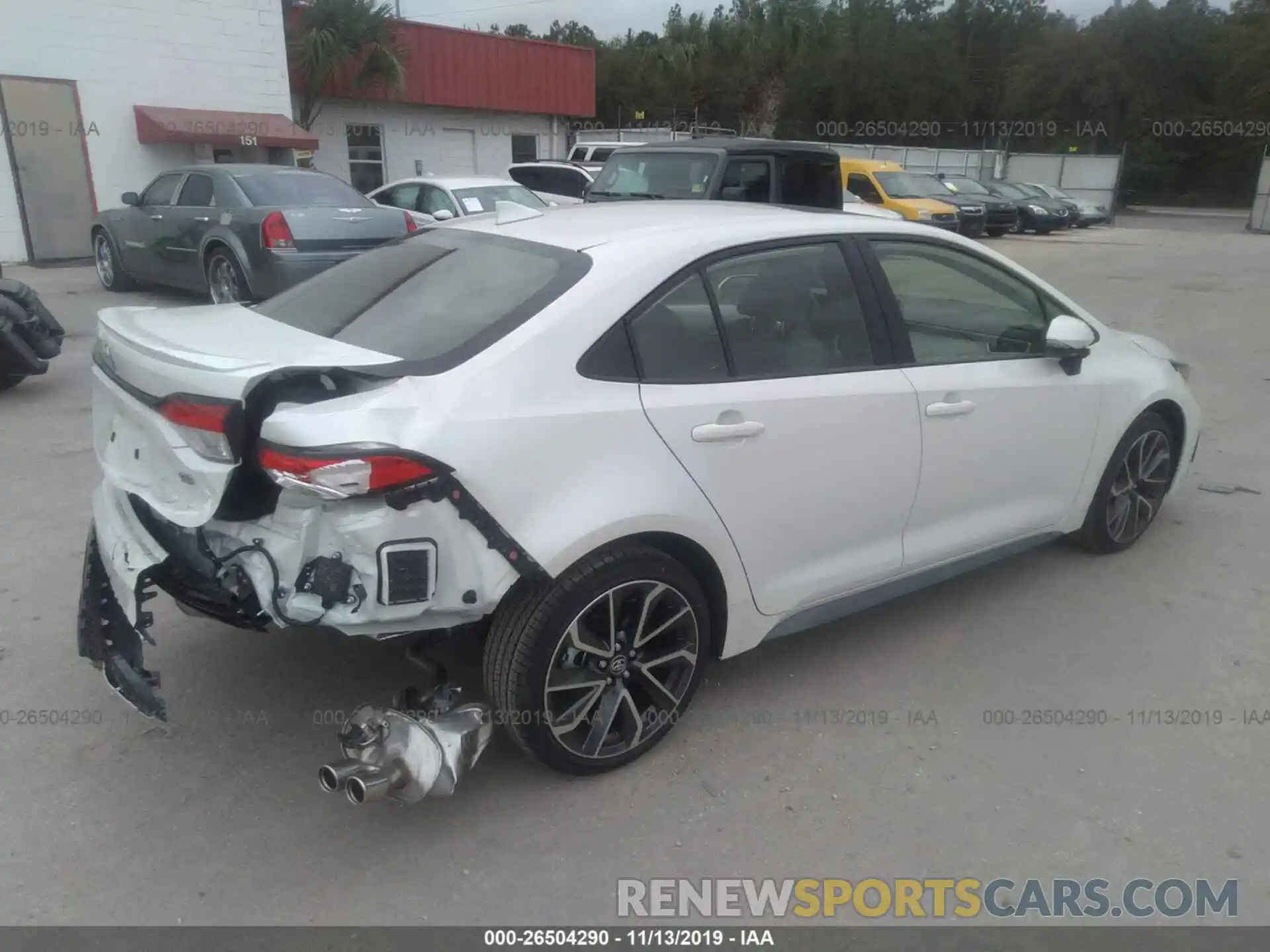 4 Photograph of a damaged car JTDP4RCE5LJ020421 TOYOTA COROLLA 2020