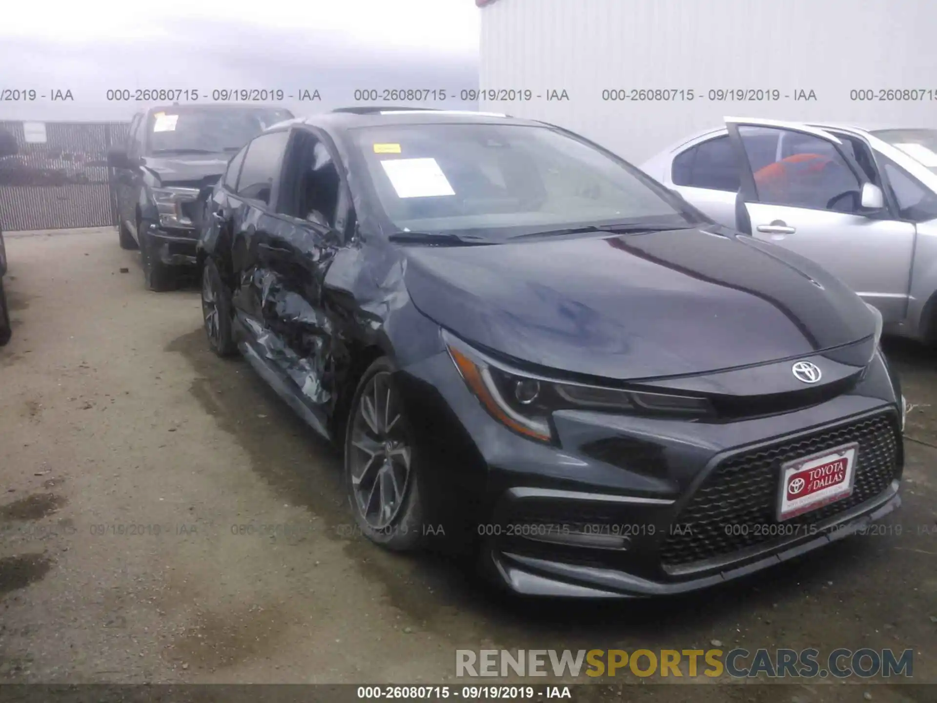 1 Photograph of a damaged car JTDP4RCE5LJ030897 TOYOTA COROLLA 2020