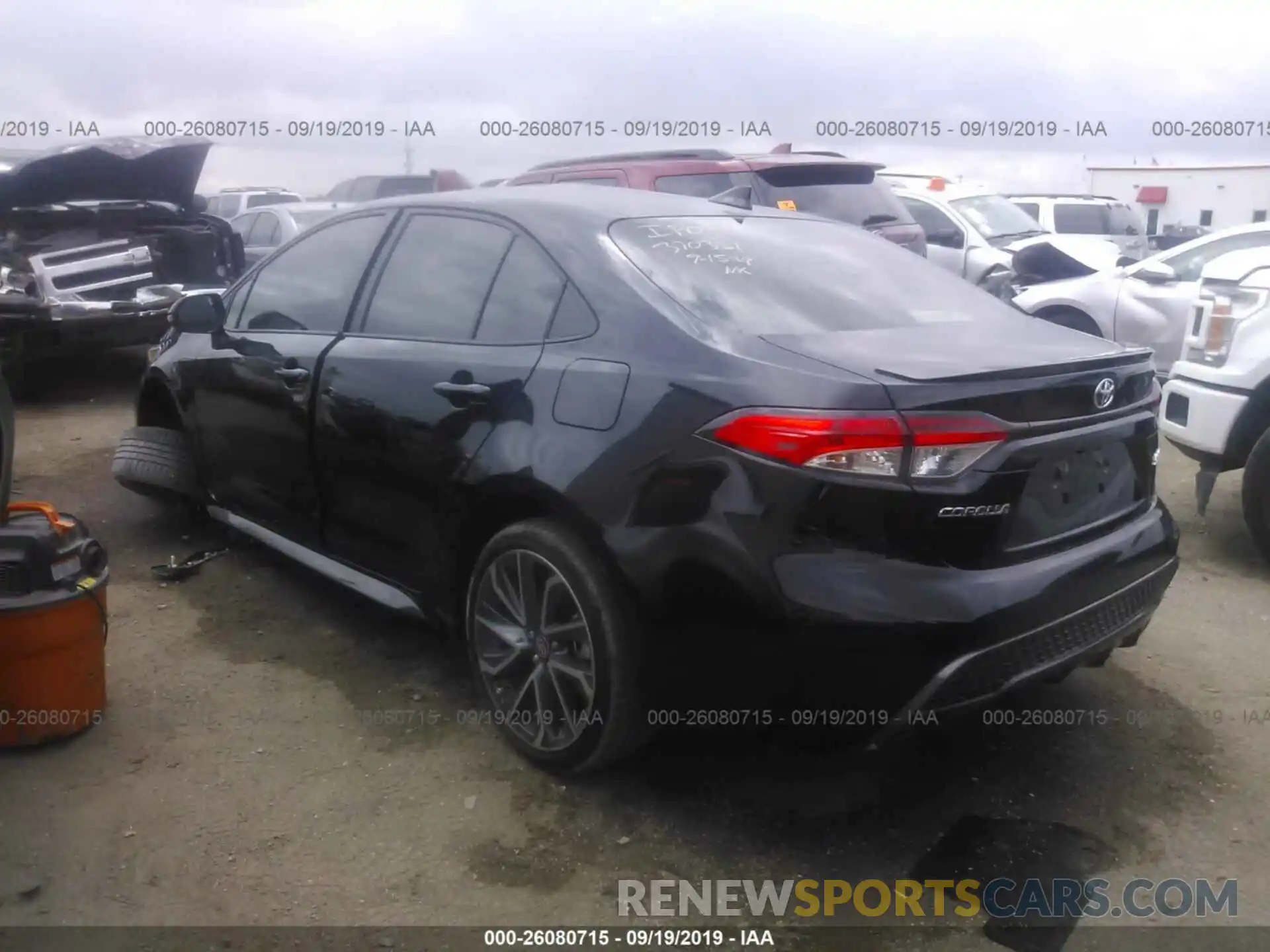 3 Photograph of a damaged car JTDP4RCE5LJ030897 TOYOTA COROLLA 2020