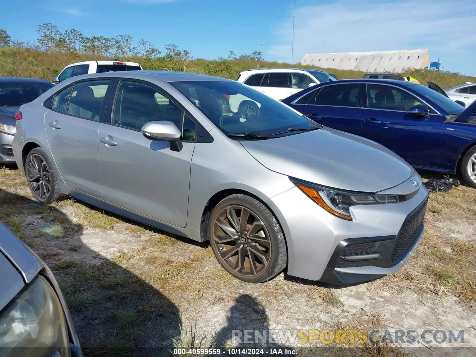1 Photograph of a damaged car JTDP4RCE5LJ036165 TOYOTA COROLLA 2020