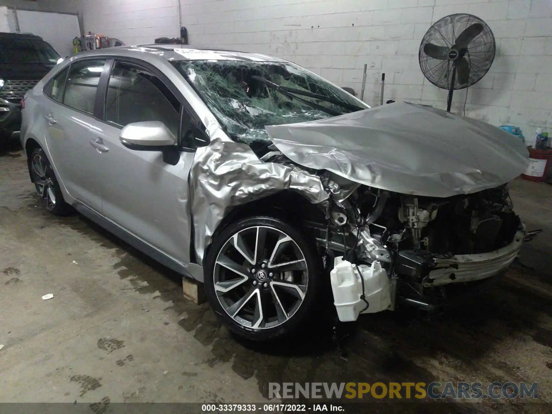 1 Photograph of a damaged car JTDP4RCE6LJ034585 TOYOTA COROLLA 2020