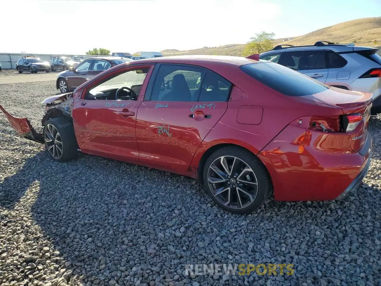 2 Photograph of a damaged car JTDP4RCE7LJ000803 TOYOTA COROLLA 2020