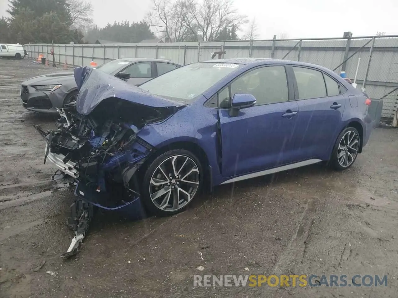 1 Photograph of a damaged car JTDP4RCE7LJ001028 TOYOTA COROLLA 2020