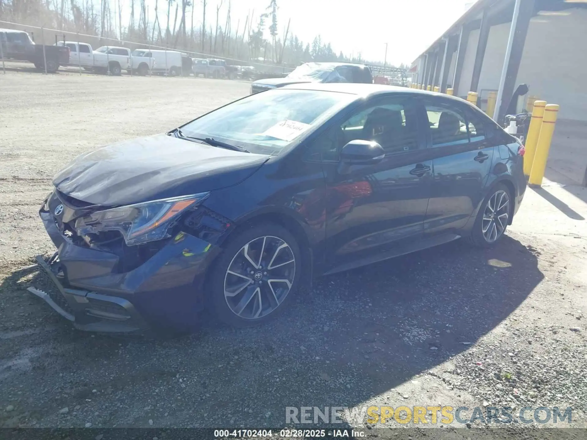 2 Photograph of a damaged car JTDP4RCE7LJ002602 TOYOTA COROLLA 2020