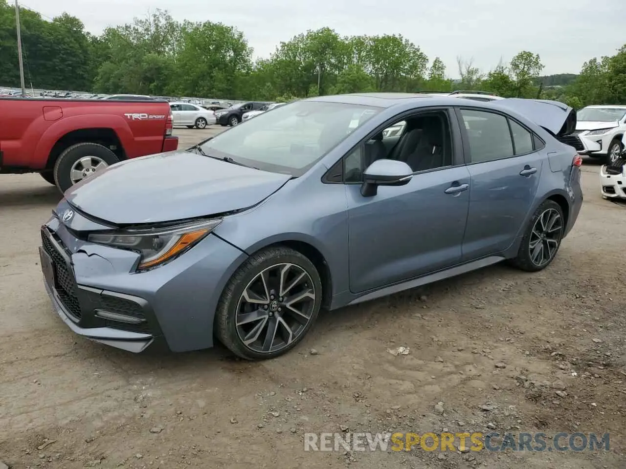 1 Photograph of a damaged car JTDP4RCE7LJ008352 TOYOTA COROLLA 2020
