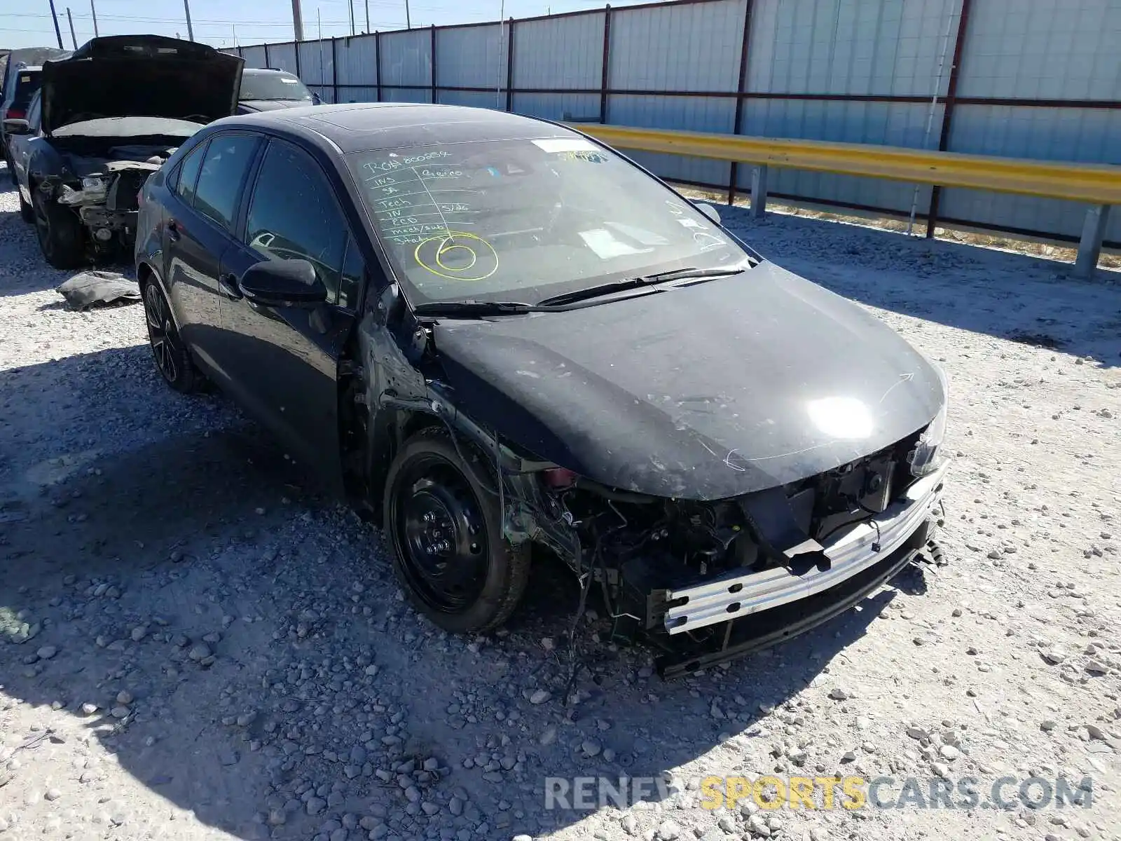 1 Photograph of a damaged car JTDP4RCE7LJ013857 TOYOTA COROLLA 2020