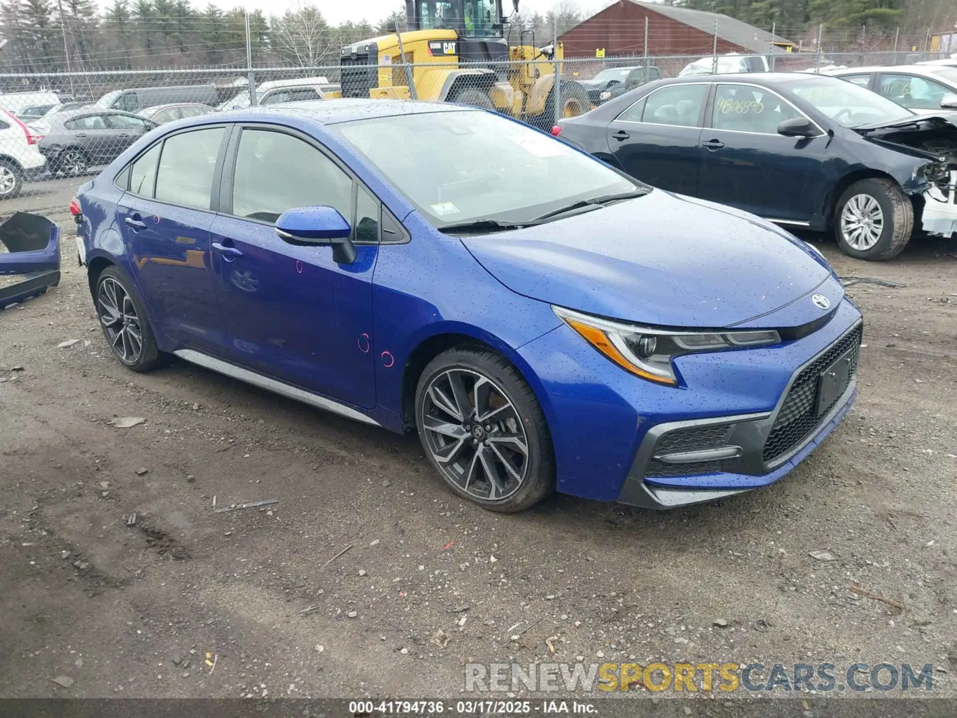 1 Photograph of a damaged car JTDP4RCE7LJ033722 TOYOTA COROLLA 2020