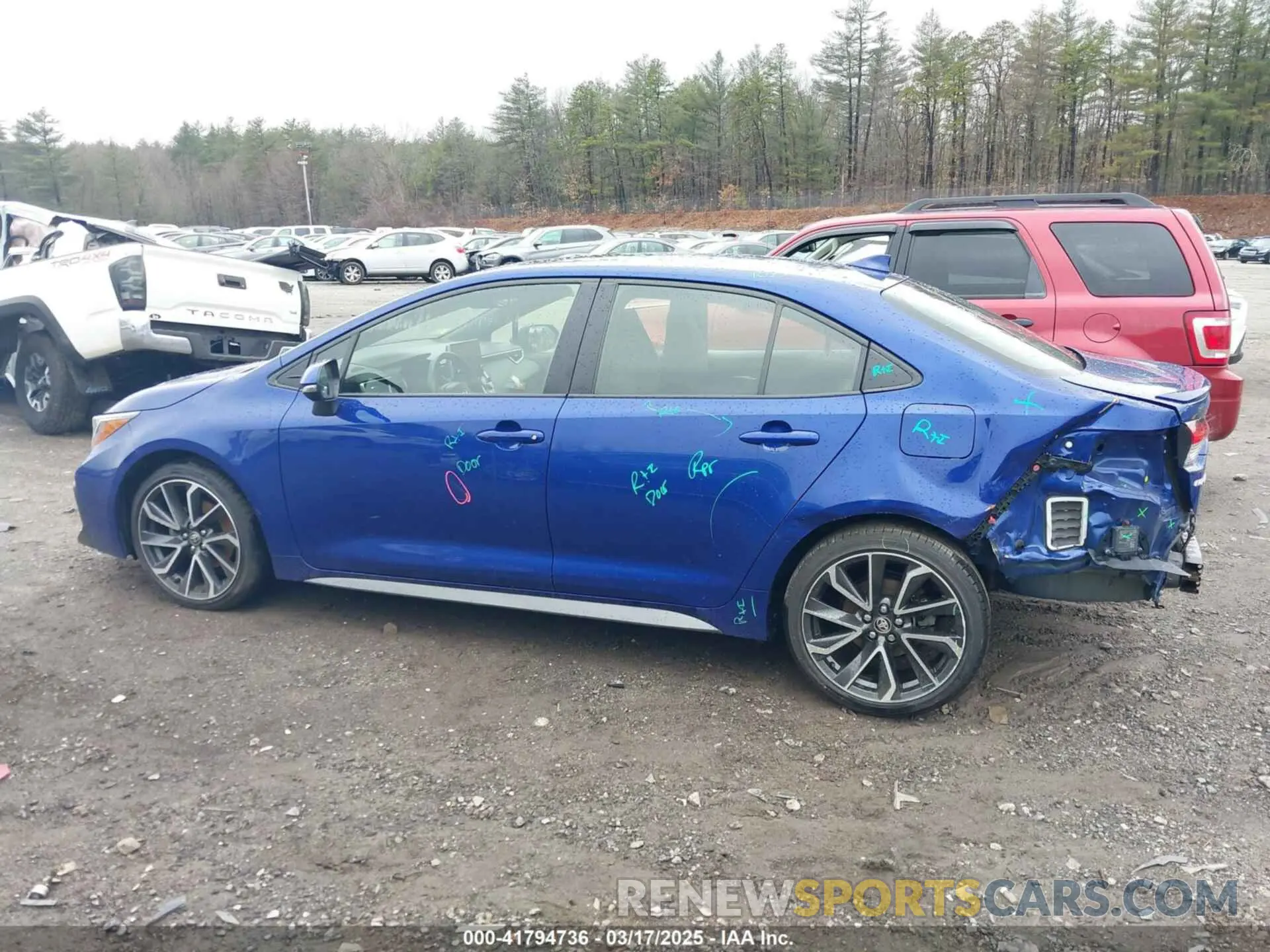 15 Photograph of a damaged car JTDP4RCE7LJ033722 TOYOTA COROLLA 2020