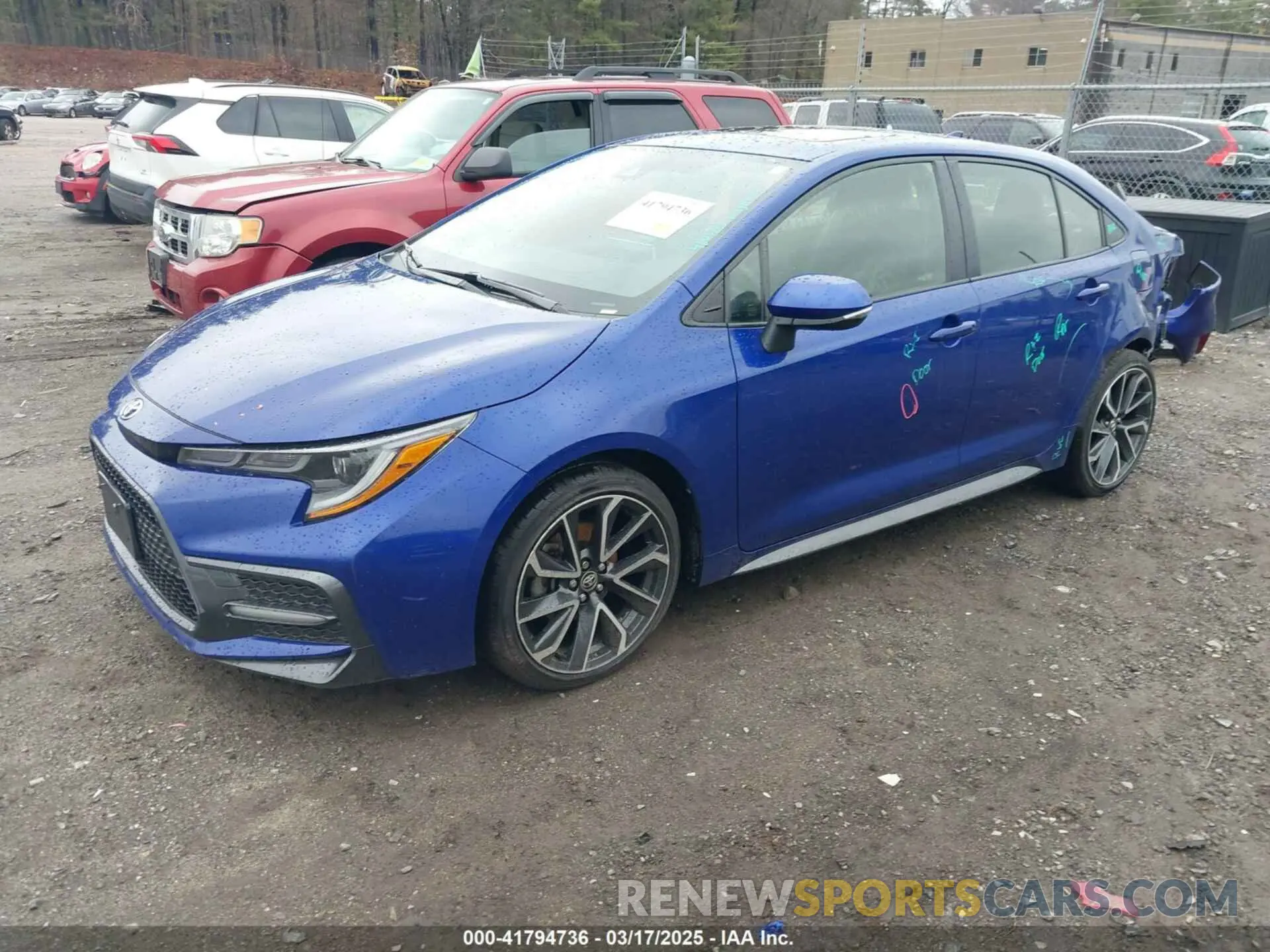 2 Photograph of a damaged car JTDP4RCE7LJ033722 TOYOTA COROLLA 2020