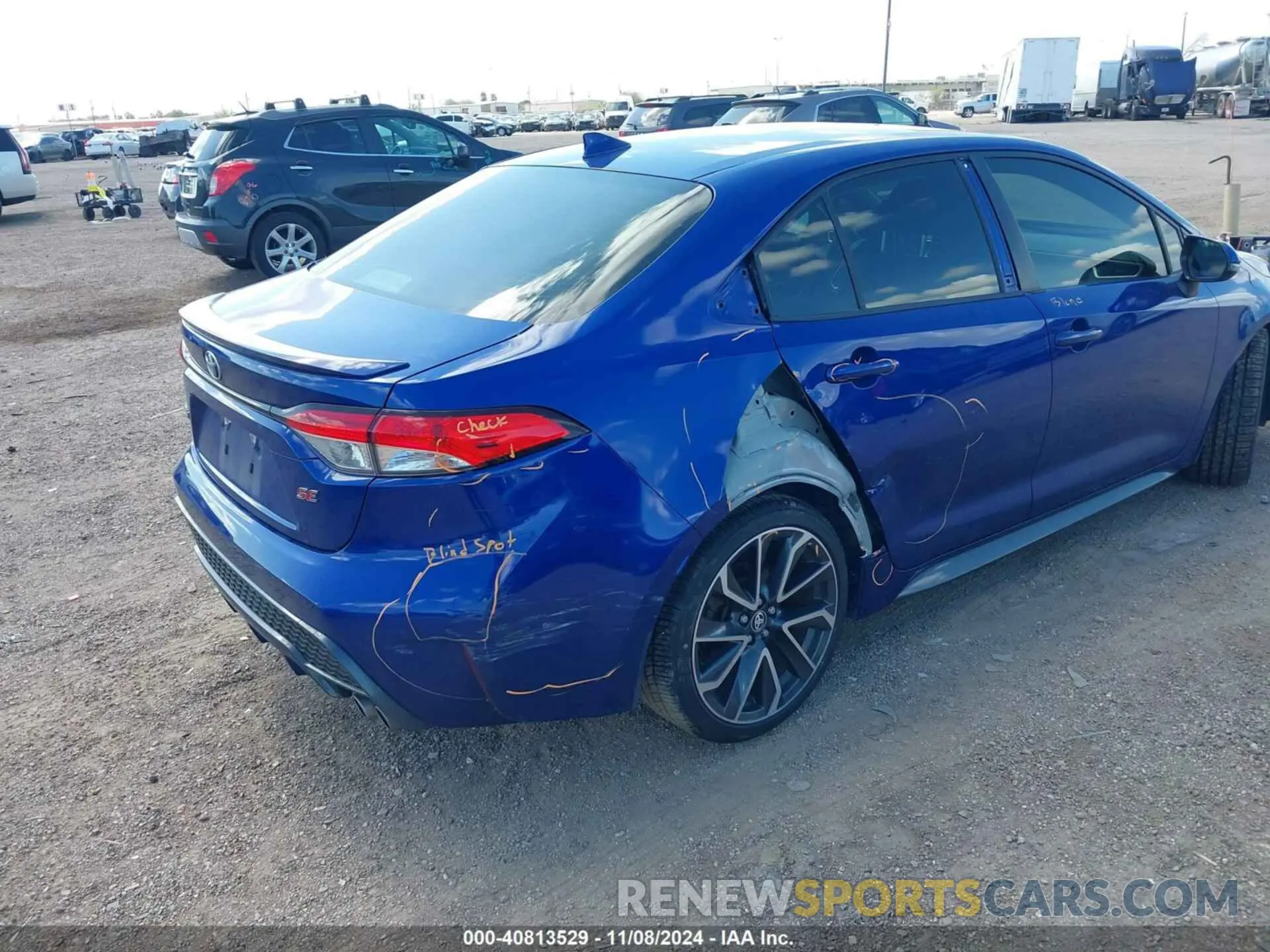 6 Photograph of a damaged car JTDP4RCE7LJ037463 TOYOTA COROLLA 2020