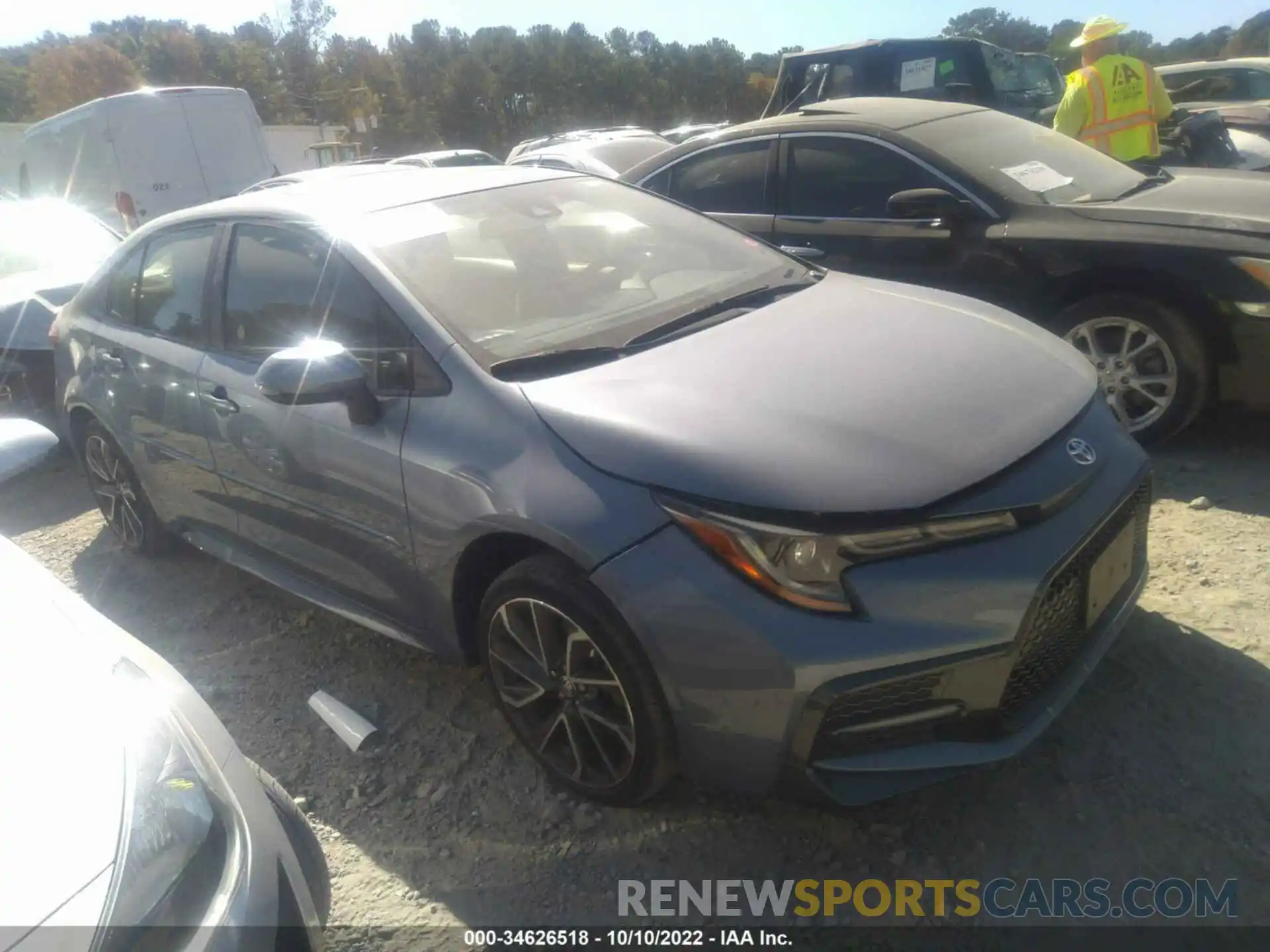 1 Photograph of a damaged car JTDP4RCE8LJ005234 TOYOTA COROLLA 2020