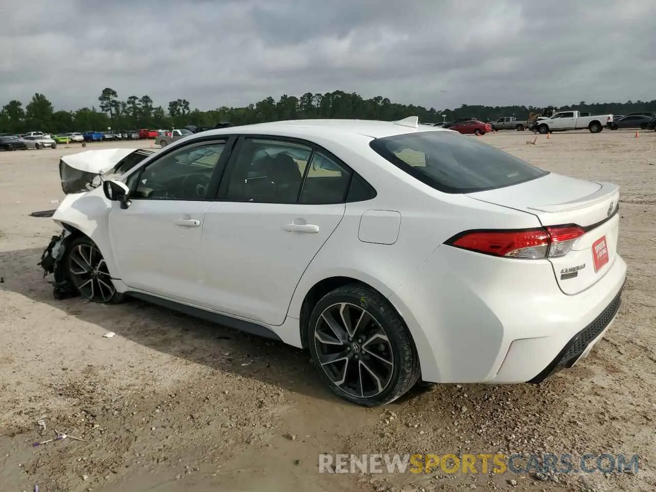 2 Photograph of a damaged car JTDP4RCE8LJ013608 TOYOTA COROLLA 2020