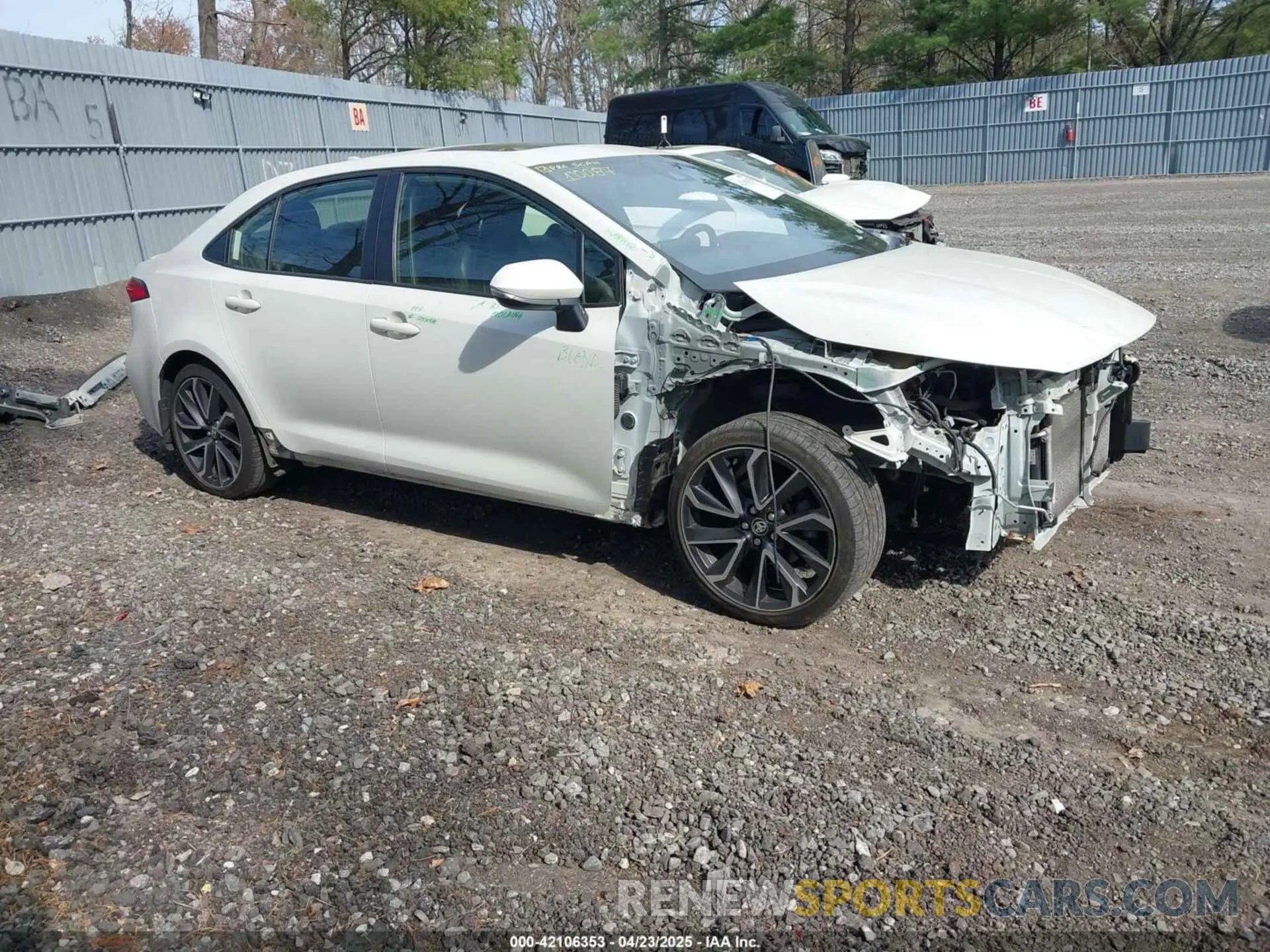 1 Photograph of a damaged car JTDP4RCE9LJ000933 TOYOTA COROLLA 2020