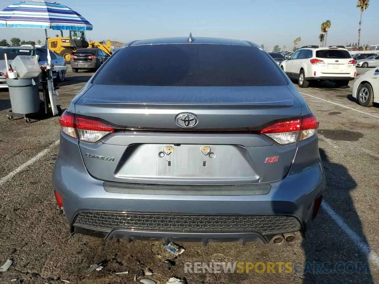 6 Photograph of a damaged car JTDP4RCE9LJ016517 TOYOTA COROLLA 2020