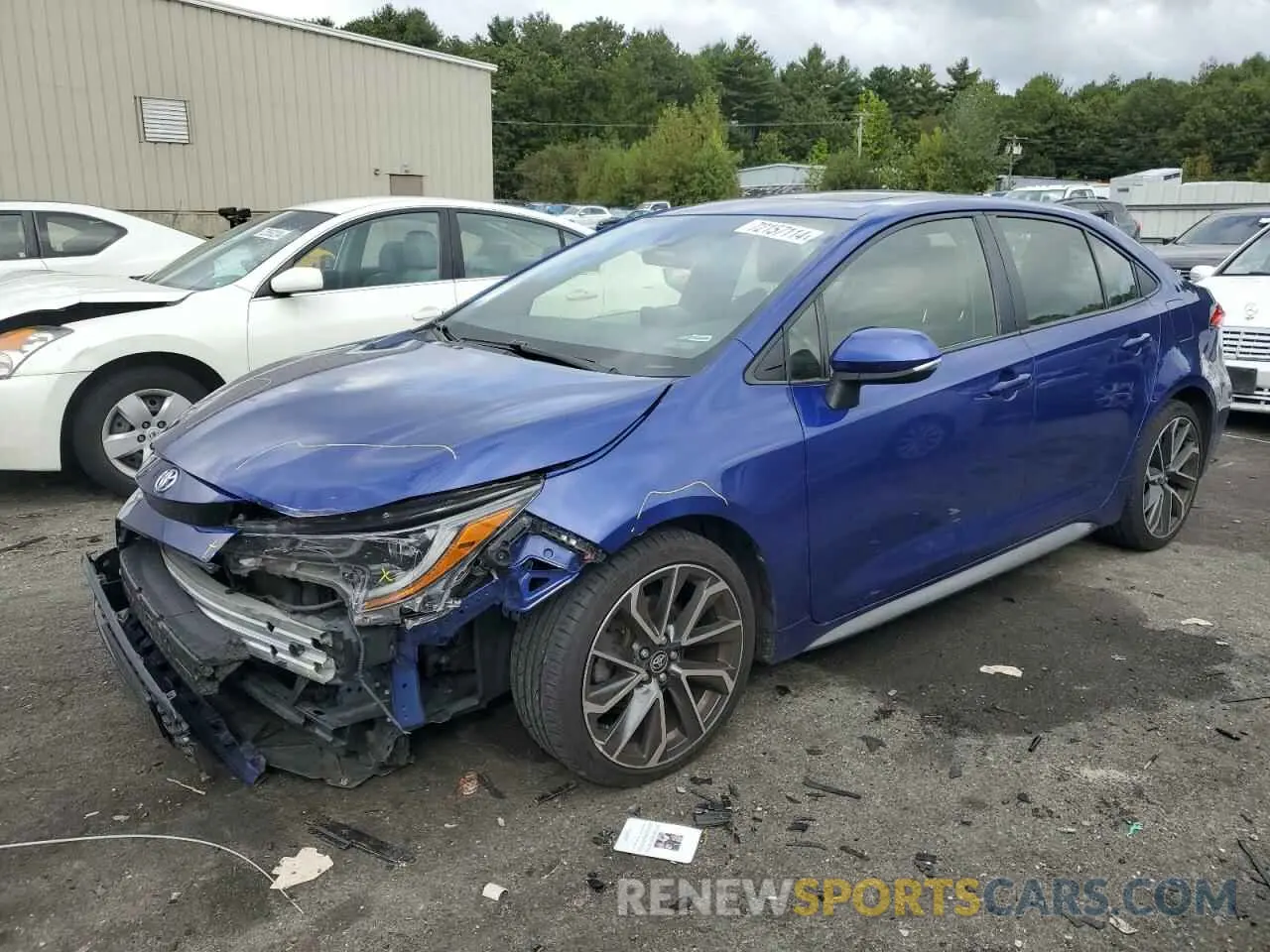 1 Photograph of a damaged car JTDP4RCE9LJ044074 TOYOTA COROLLA 2020