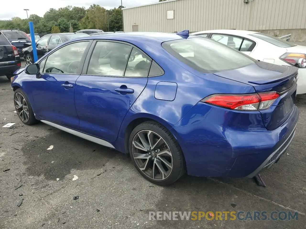 2 Photograph of a damaged car JTDP4RCE9LJ044074 TOYOTA COROLLA 2020