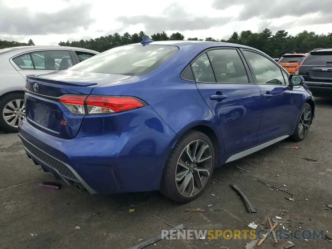 3 Photograph of a damaged car JTDP4RCE9LJ044074 TOYOTA COROLLA 2020
