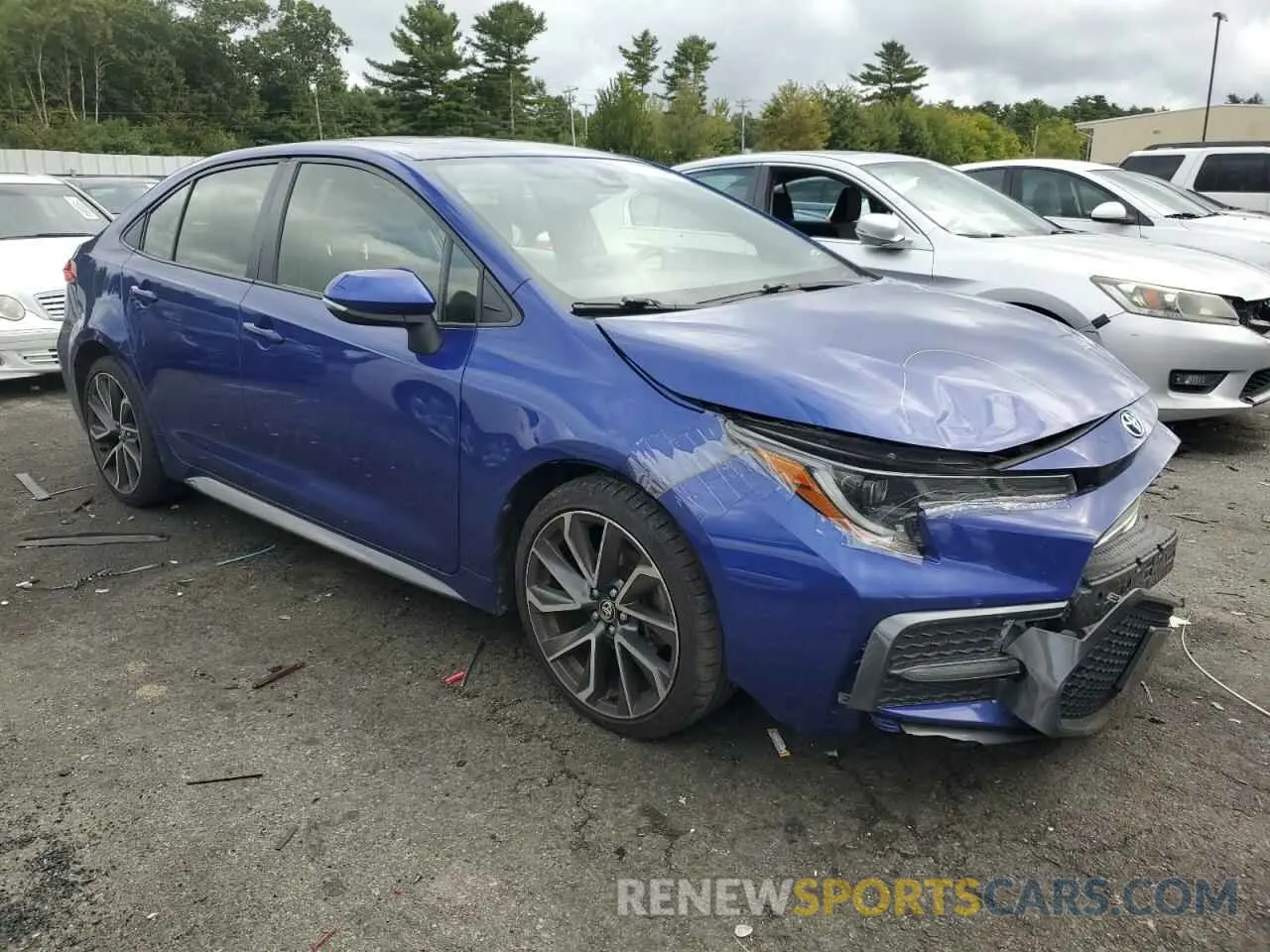 4 Photograph of a damaged car JTDP4RCE9LJ044074 TOYOTA COROLLA 2020