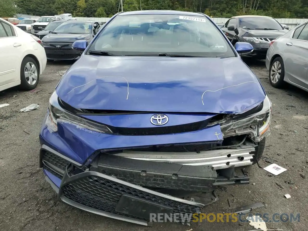 5 Photograph of a damaged car JTDP4RCE9LJ044074 TOYOTA COROLLA 2020