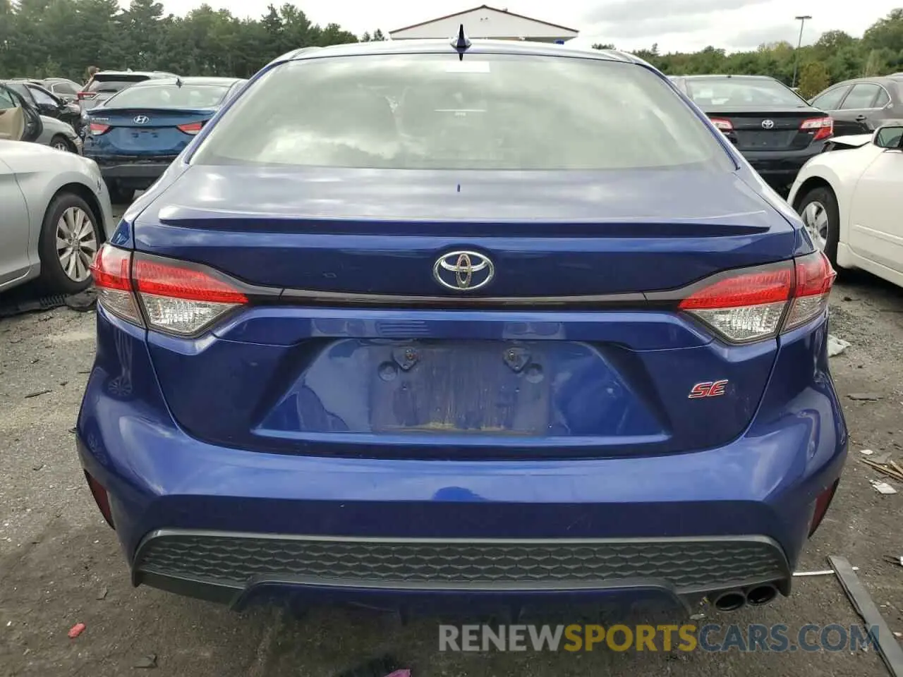 6 Photograph of a damaged car JTDP4RCE9LJ044074 TOYOTA COROLLA 2020